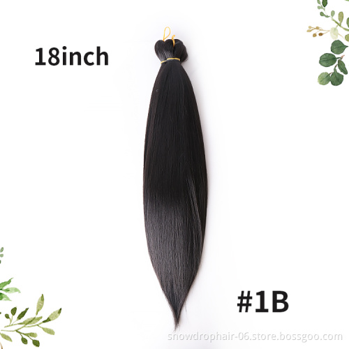 Julianna Wholesale Blonde Ombre Piano Colors Synthetic Silky Bone Straight Hair Bulk Crochet Braids Hair Extensions